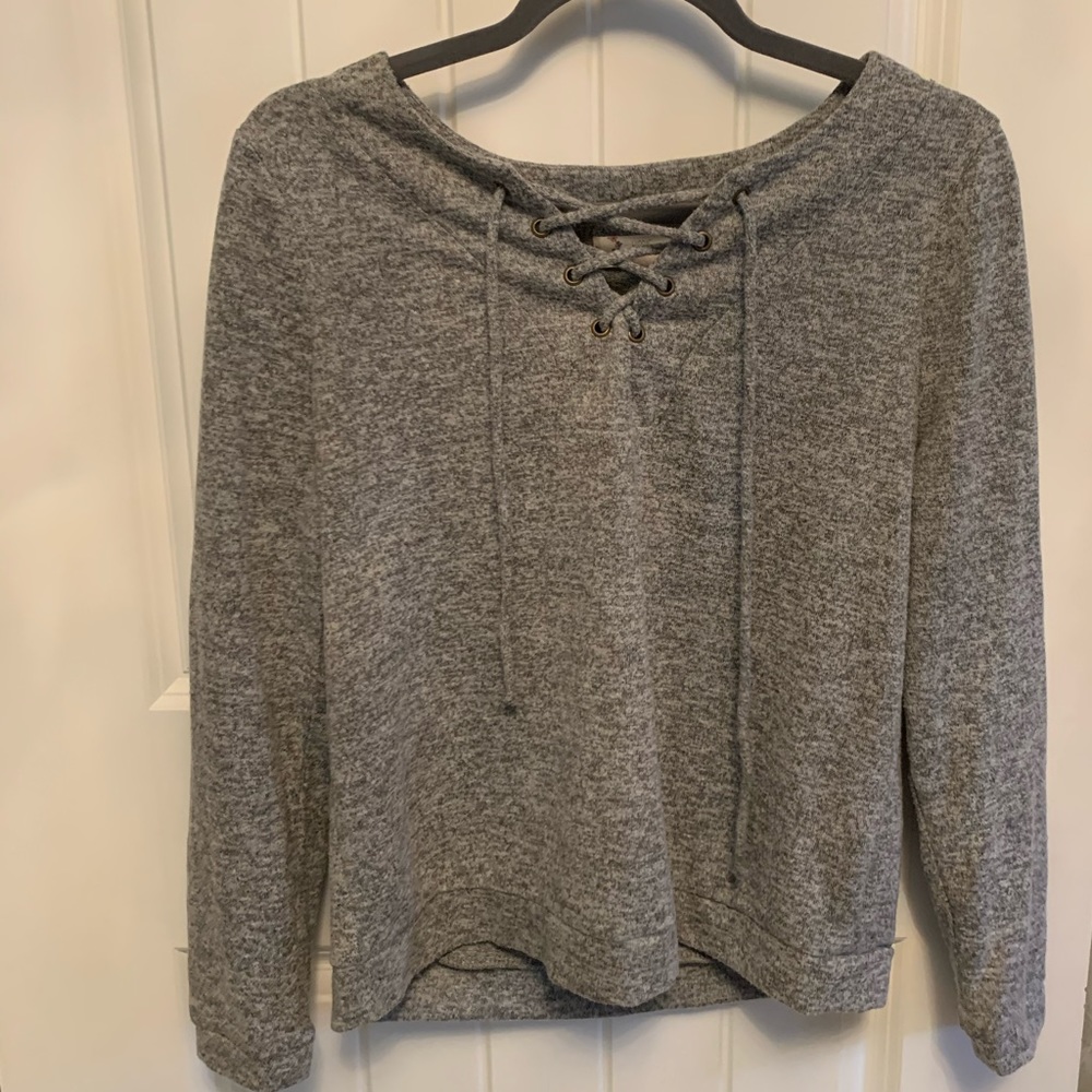Gray sweater